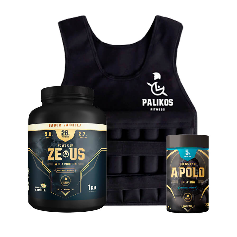 Pack Olympus PRO Chaleco de Peso 15-20 kg + Apolo + Zeus